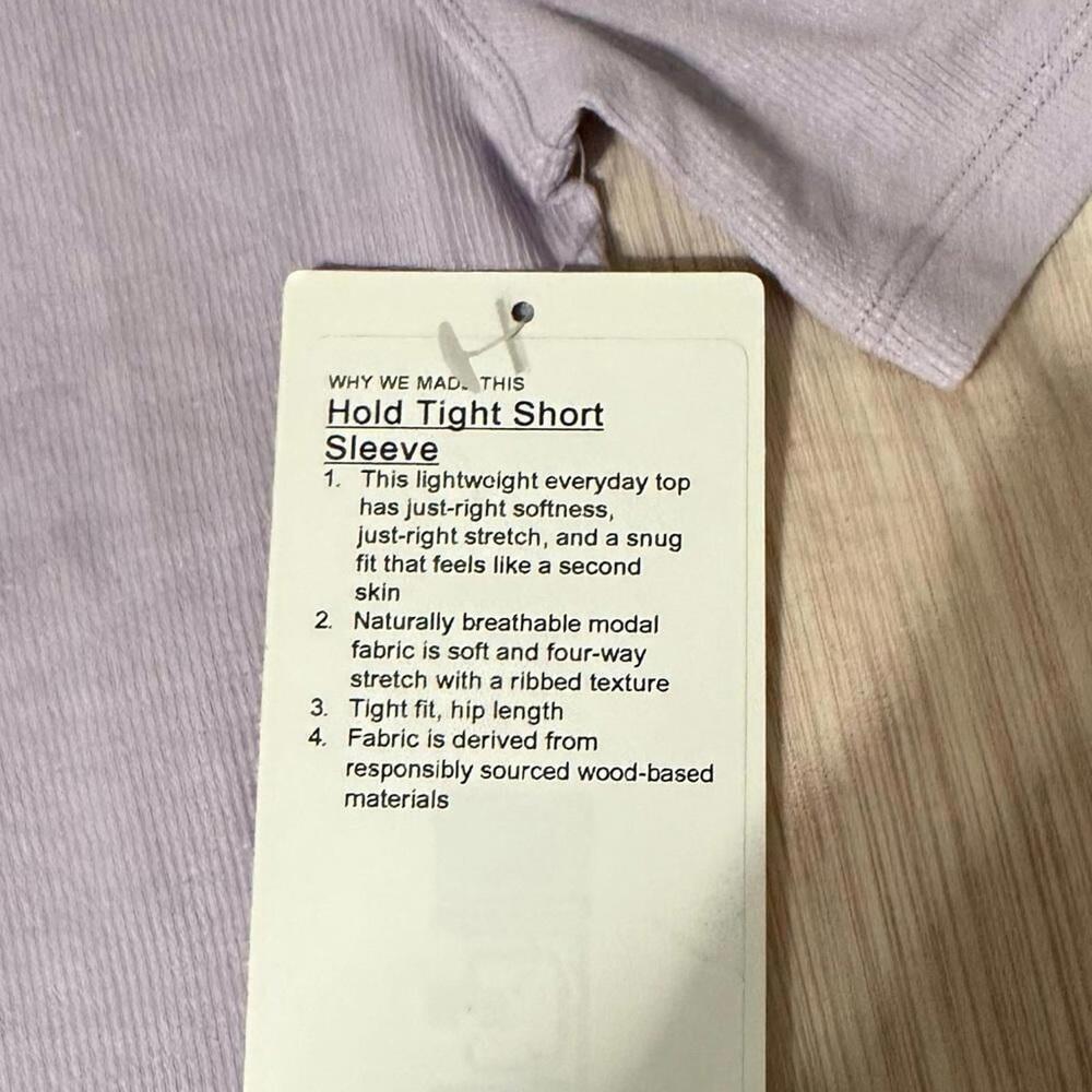 Lululemon Athletica Hold Tight Short
Sleeve - Picture 3 of 5